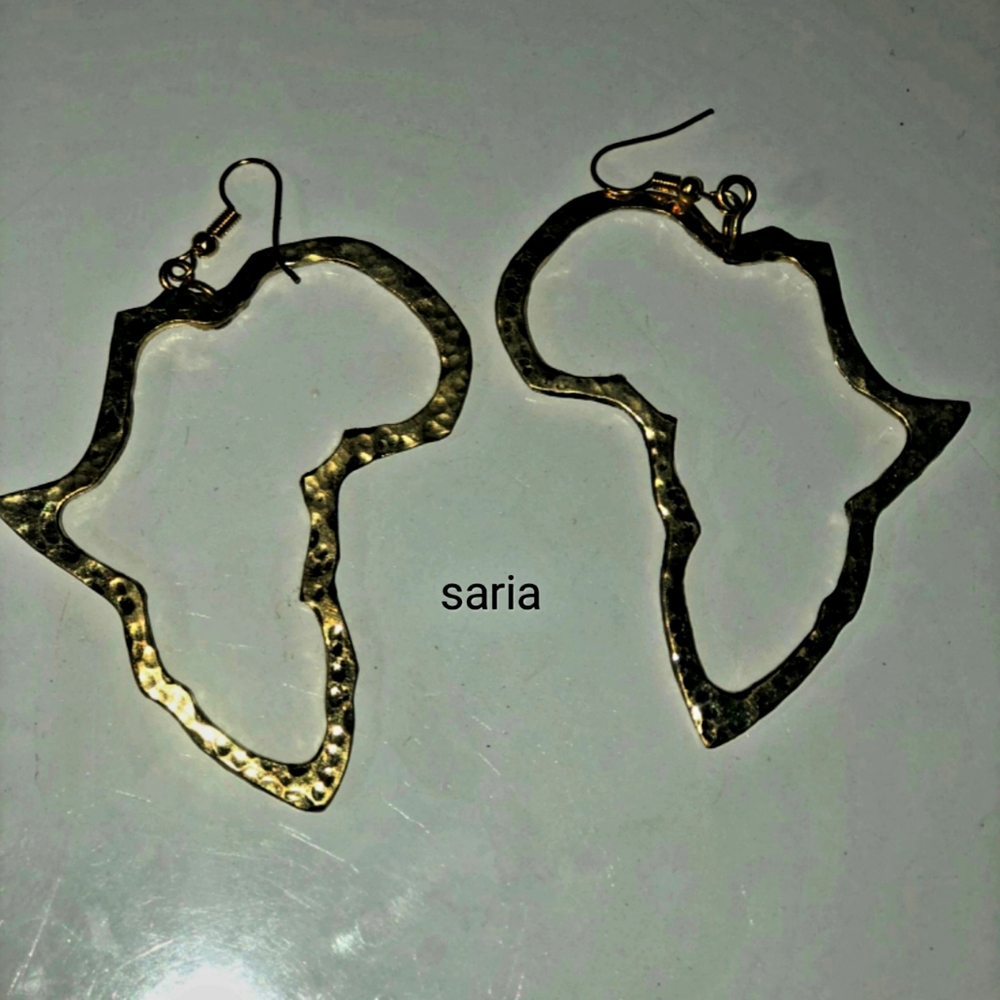 Copper earings(Africa)